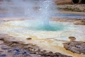 Yellowstone national park of usa