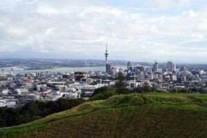 Auckland's natural highest point, mount eden